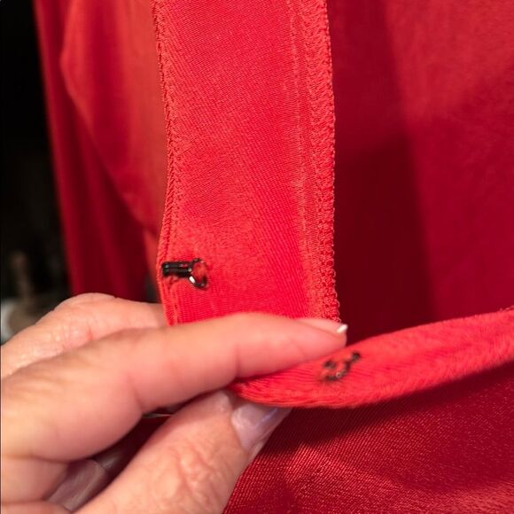 Chico's Bold Burnt Orange Travelers Cardigan size XL - Picture 3 of 4